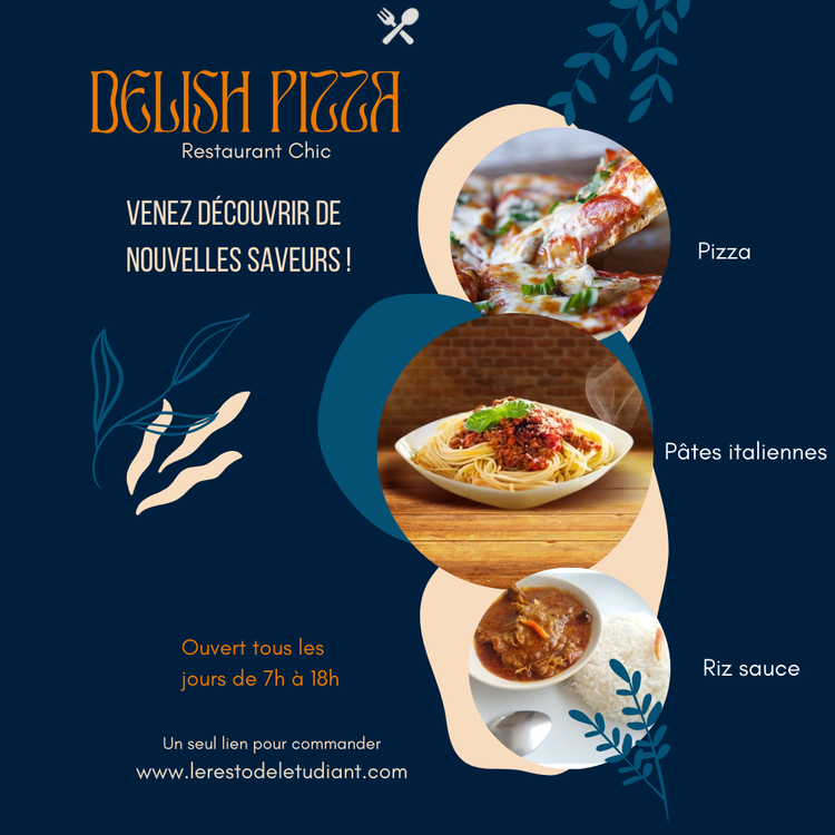 MENU de DELISH PIZZA